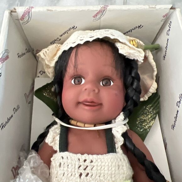 Geranium 11” Doll Figurine Duck House Heirloom Doll Vinyl Fantasy Fairy - Picture 3 of 8